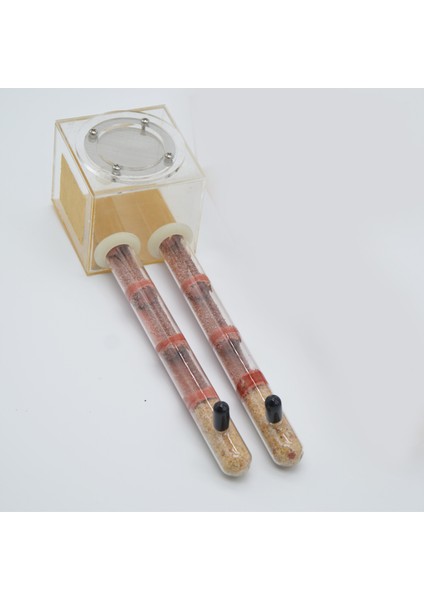 18X180 Kırmızı Stil Güzel Deneme Tüpü Karınca Yuvası Akrilik Karınca Çiftliği Bambu Tüp Küçük Evcil Hayvan Malzemeleri (Yurt Dışından)