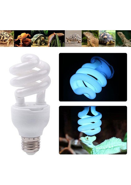 Uvb5.0 Stili Sürüngenler Lambası Ac Ultraviyole Uvb Vida Sıkıştırılmış Işık 5W E27 Ampuller Kaplumbağalar Yılanlar Isıtma Için (Yurt Dışından) fırsatları