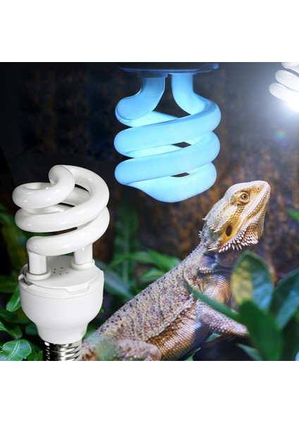 Uvb5.0 Stili Sürüngenler Lambası Ac Ultraviyole Uvb Vida Sıkıştırılmış Işık 5W E27 Ampuller Kaplumbağalar Yılanlar Isıtma Için (Yurt Dışından) indirimleri