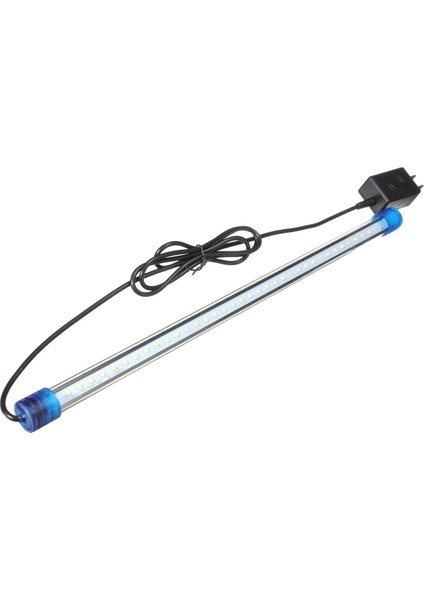Mavi ve Beyaz Tarzı 40CM Ac 4W Su Geçirmez Akvaryum Işıkları LED Balık Tankı Işık Sualtı Balık Lambası Akvaryum Dekorasyon Aydınlatma Bitki Lambası (Yurt Dışından)