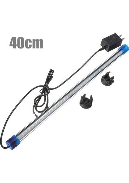 Mavi ve Beyaz Tarzı 40CM Ac 4W Su Geçirmez Akvaryum Işıkları LED Balık Tankı Işık Sualtı Balık Lambası Akvaryum Dekorasyon Aydınlatma Bitki Lambası (Yurt Dışından) fiyatları