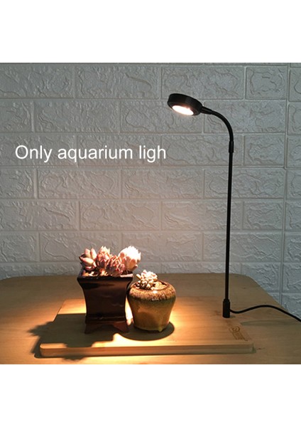 17X18.5CM Tarzı 10W Saksı Bitkileri Yalıtım ile Ahşap Levha Su Geçirmez USB Güçlü Minyatür Peyzaj Akvaryum LED Işık Ev Akvaryumu - (Yurt Dışından)