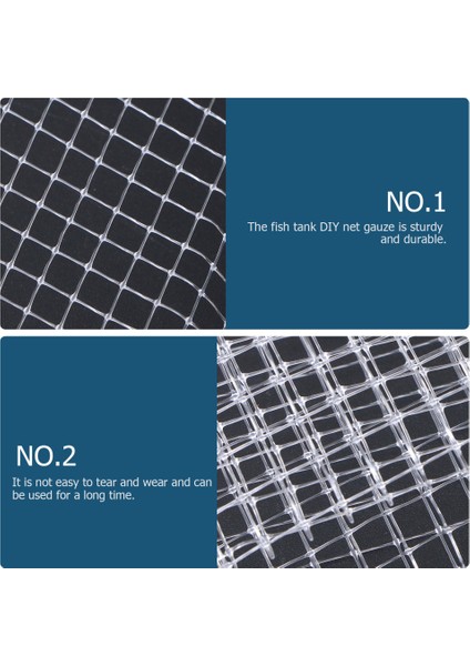 Beyaz Stil 100X90CM 1 Adet Balık Tankı Atlama Engeli Akuarium Ağı Balık Koruyucu File Ağı Beyaz (Yurt Dışından) indirimleri