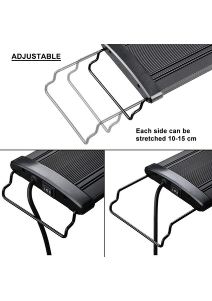 30CM Rgb Stili Su Geçirmez LED Akvaryum Işıkları Balık Tankı Işık Barı Mavi Rgb cm Daldırma Altında Klip Lamba Su Üstü Süslemesi Avrupa Birliği (Yurt Dışından) fırsatları