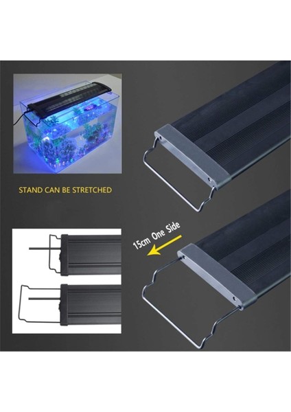 30CM Rgb Stili Su Geçirmez LED Akvaryum Işıkları Balık Tankı Işık Barı Mavi Rgb cm Daldırma Altında Klip Lamba Su Üstü Süslemesi Avrupa Birliği (Yurt Dışından) indirimleri