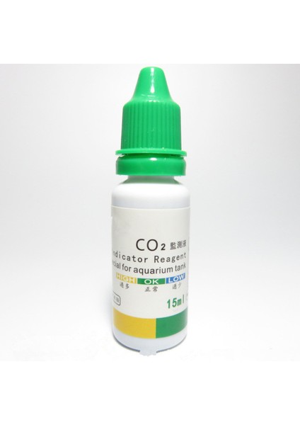 15ML Küçük Boy Taşınabilir Yaşam Koşulu Balık Tankı Şişe Sıvı Test Co2 Hafif Akvaryum Damlalık Gösterge Çözümü (Yurt Dışından) fırsatları