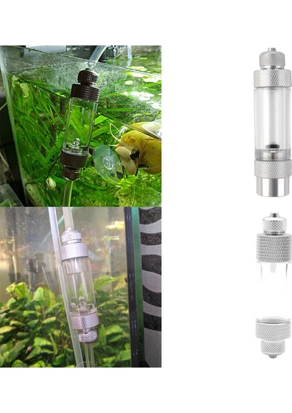 Tek Kafa Stili Tek Çift Başlı Akvaryum Co2 Kabarcık Sayacı Alüminyum Alaşım Geri Dönüşsüz Co2 Regülatör Karbon Dioksit Ölçüm Cihazı (Yurt Dışından) modelleri
