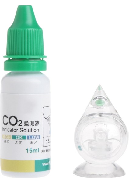 Resim Gösterilen Stil Olarak Akvaryum Karbon Dioksit Co2 Gösterici Su Damlası Şekilli Kontrol Cihazı Monitor Tester (Yurt Dışından)