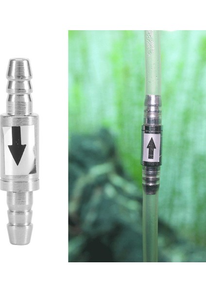 Paslanmaz Çelik Co2 Tek Yönlü Kontrol Valfi Akvaryum Co2 Sistemi Için - Akvaryum Co2 Dağıtıcı Balık Tankı Malzeme Sistemi (Yurt Dışından)