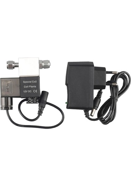 Tek Kafa Ab Fiş Stili 12V Akvaryum Solenoid Valf Co2 Sistemi Regülatörü Akvaryum Aksesuarları Elektrikli Düşük Sıcaklık Manyetik Valf Balık Tankları Için (Yurt Dışından)