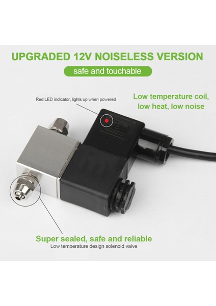 Tek Kafa Ab Fiş Stili 12V Akvaryum Solenoid Valf Co2 Sistemi Regülatörü Akvaryum Aksesuarları Elektrikli Düşük Sıcaklık Manyetik Valf Balık Tankları Için (Yurt Dışından) fırsatları
