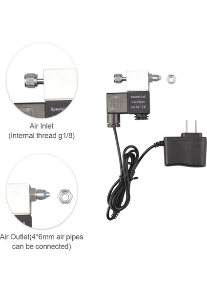 Tek Kafa Ab Fiş Stili 12V Akvaryum Solenoid Valf Co2 Sistemi Regülatörü Akvaryum Aksesuarları Elektrikli Düşük Sıcaklık Manyetik Valf Balık Tankları Için (Yurt Dışından) indirimleri