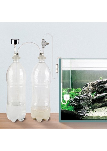 Bir Stil Akvaryum Kendin Yap Co2 Jeneratörü Sistemi Kitleri Su Yosunu Bitkileri Difüzörü ile Elektromanyetik Vana Balık Tankı Regülatör Aksesuarları (Yurt Dışından)