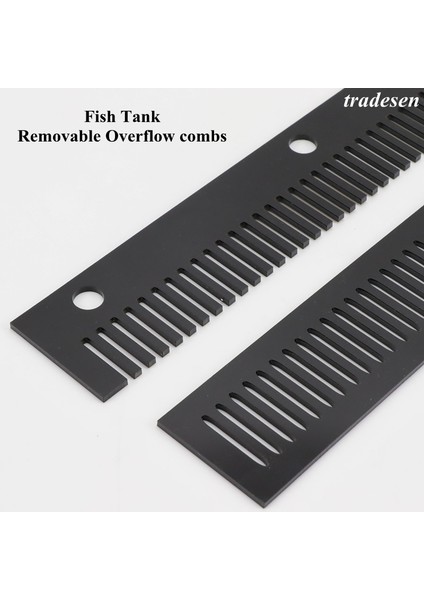 Tip1-2 Tarzı 30CM Siyah Akvaryum Balık Tankı Aksesuarları Için Silikon Emme Kupaları Ile Çıkarılabilir Taşma Tarak Akrilik Balık Tarak Filtre Şerit (Yurt Dışından)
