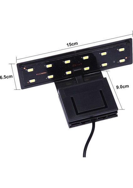 1 Takım Stili Avrupa Fişli Akvaryum LED Klipsli Lamba Beyaz Işık (Yurt Dışından) indirimleri