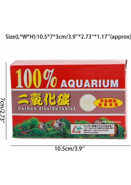1 Kutu Akvaryum Co2 Karbon Dioksit Tabletleri Bitkiler Akvaryum Balık Tankı Diffüzör Bitki Aquario Aksesuarı (Yurt Dışından) fırsatları