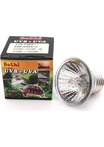 110V 75W Tarzı Sürüngen Lambası Kaplumbağa Kaplumbağa Kertenkele Isıtma Güneş Ampulü (Yurt Dışından)