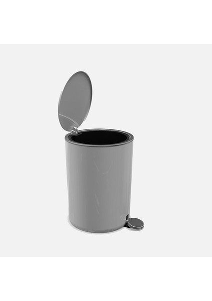 Lenox 5lt Pedallı Çöp Kovası Gri