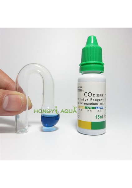 Beyaz Stil 1 Takım 1 Adet Cam Co2 Uzun Süreli Izleme Akvaryum Co2 Konsantrasyon Dedektörü Co2 Test Çözeltisi Co2 Malzemeler Damla Tipi Izleyici (Yurt Dışından)