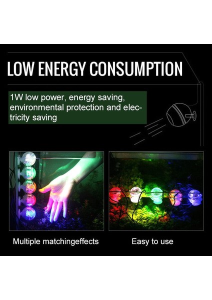 Yeşil Stil Balık Tankı LED Aydınlatma Su Geçirmez Dalış Spot Işıkları Deniz Gece Lambası Akvaryum Dekorasyon Aksesuarları (Yurt Dışından) indirimleri