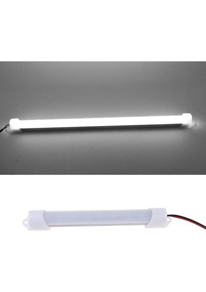 20CM Tarzı 1 Adet Beyaz 12V LED Araba LED Smd Iç Aydınlatma Barı Tüp Şerit Lamba Tekne (Yurt Dışından) fırsatları