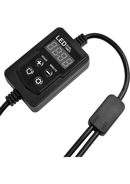 Akvaryum Zamanlayıcı Stili Nıcrew Çift Kanal Akvaryum Işık Zamanlayıcı LED Dijital Dimmer Klasik LED G2 Balık Tankı Işığı Akvaryum Zamanlayıcı LED Işık (Yurt Dışından)
