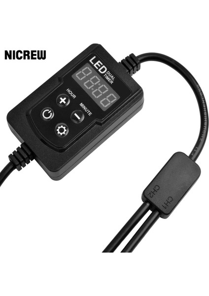 Akvaryum Zamanlayıcı Stili Nıcrew Çift Kanal Akvaryum Işık Zamanlayıcı LED Dijital Dimmer Klasik LED G2 Balık Tankı Işığı Akvaryum Zamanlayıcı LED Işık (Yurt Dışından) fiyatları