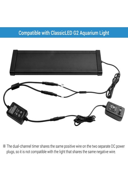 Akvaryum Zamanlayıcı Stili Nıcrew Çift Kanal Akvaryum Işık Zamanlayıcı LED Dijital Dimmer Klasik LED G2 Balık Tankı Işığı Akvaryum Zamanlayıcı LED Işık (Yurt Dışından) fırsatları