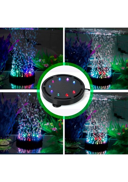 H21577M Stili Dadypet Akvaryum LED Aydınlatma Dalgıç Hava Kabarcık Işık Renkli Süs Akvaryum Balık Tankı Işık Balık Akvaryum Evcil Hayvan Malzemesi (Yurt Dışından) fırsatları