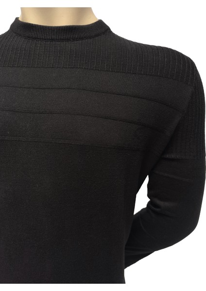 Erkek Kazak O Yk Robası Silik Çizgi Desen fiyatları