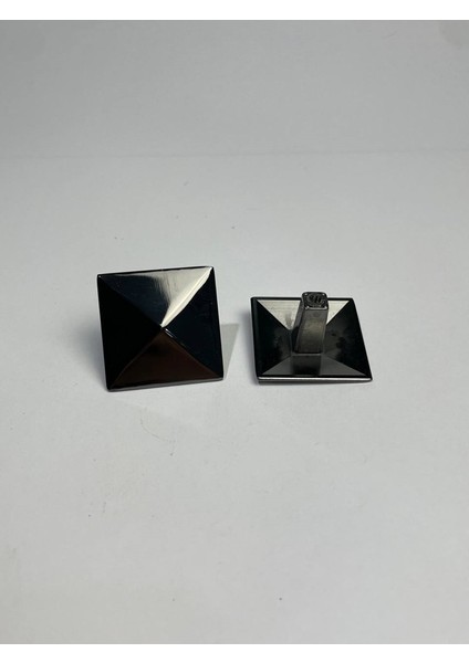Zamak Pramit Düğme Kulp - Füme - 40 mm - 5 Adet