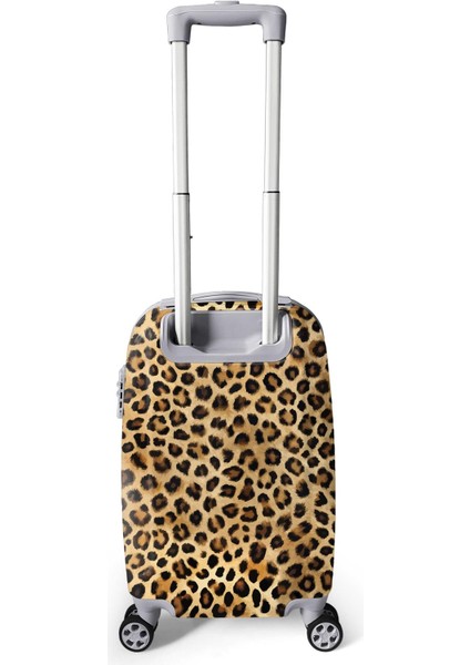 Leopar Desenli Kabin Boy Valiz (50CM) 16550 fırsatları