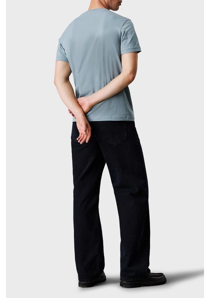 Logolu % 100 Pamuk Regular Fit Bisiklet Yaka T Shirt J30J325649PC2 Erkek T Shirt J30J325649 Pc2