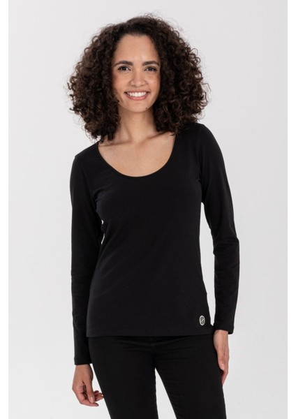 Balong U Yaka Uzun Kollu Slim Fit Basic fiyatları