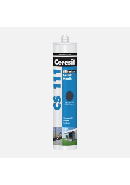 Cs 111 Akrilik Mastik Antrasit 240 ml