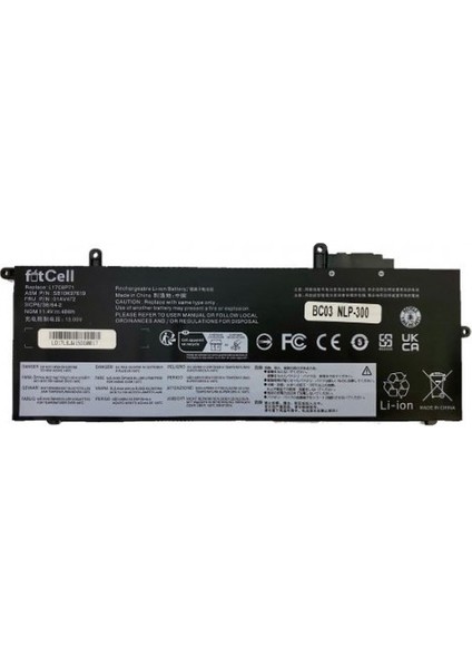 Lenovo 01AV471 01AV470 , SB10K97617 SB10K97618 Notebook Batarya - Pil