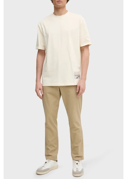 % 100 Pamuk Relaxed Fit Sırt Baskılı T Shirt J30J327094YAC Erkek T Shirt J30J327094 Yac modelleri
