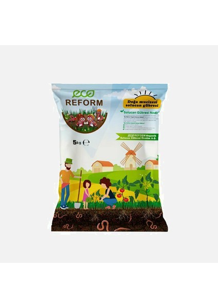 Organik Solucan Gübresi 5 kg