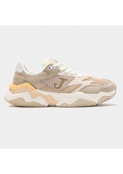 C1400 Lady 2529 Beige Rosa Kadın Günlük Spor Ayakkabı
