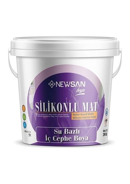 Iç Cph Slk Su B.mat Boya 20KG Gök Taşı