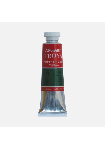 Troya Yağlı Boya Tüp 22 Viridian 37 ml