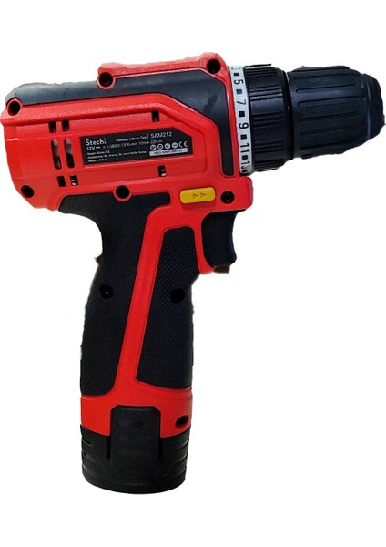 Stech End SAM212 12V Akülü Matkap 2*1.5 Ah.