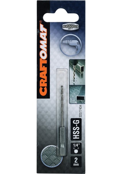 Hss-G Metal Matkap Ucu 2 mm 1/4