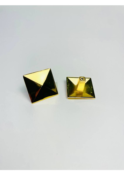 Zamak Pramit Düğme Kulp - Altın - 40 mm - 5 Adet
