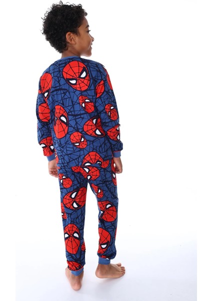 %100 Pamuk Örümcek Adam Desenli Uzun Kollu Erkek Çocuk Pijama Takımı (3,4,5,6,7,8,9,10,11,12,13 Yaş) fiyatları