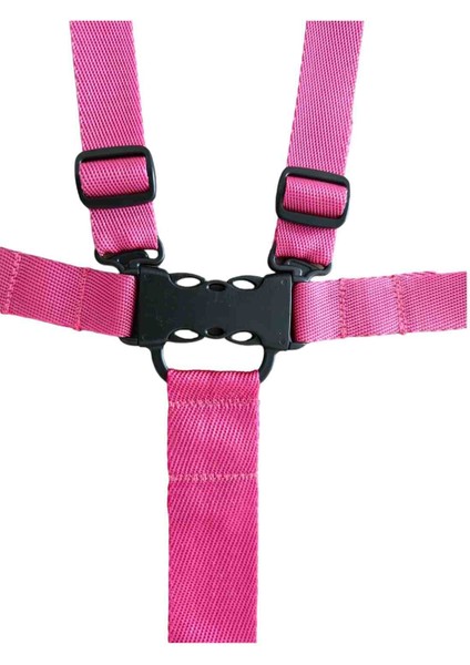 Pedsiz Pembe 5 Noktalı Bebek Mama Koltuğu-Sandalye-Bebek Arabası Güvenlik Emniyet Kemeri fiyatları
