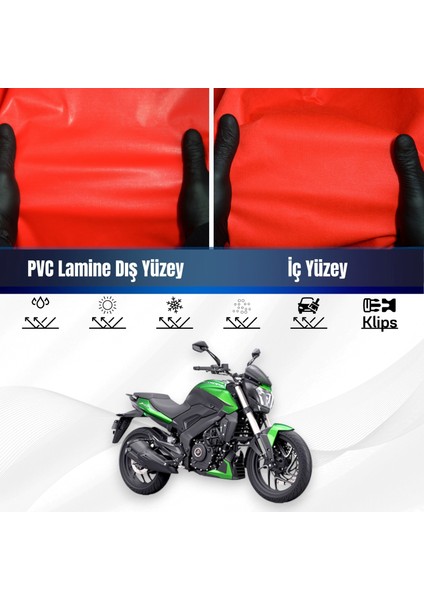 Bmw M 1000 Rr Motosiklet Brandası Su Geçirmez Branda Kırmızı Branda Motor Branda Xl