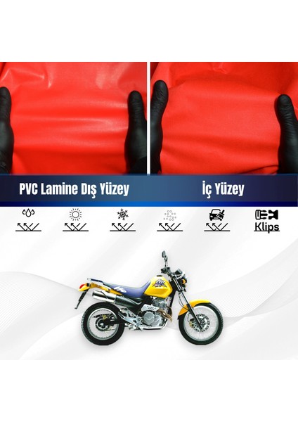 Honda Vfr 1200 F Motosiklet Brandası Su Geçirmez Branda Kırmızı Branda Motor Branda Xxl