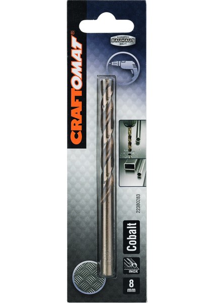 Hss-Co Metal Matkap Ucu 8 x 75 x 117 mm