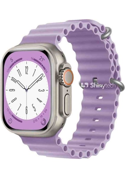 Apple Watch Ultra Uyumlu 49MM Ocean Silikon Kordon